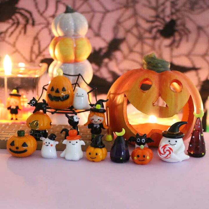 楽天市場】ガラス細工 オシャレゴースト ハロウィン HALLOWEEN おばけ 