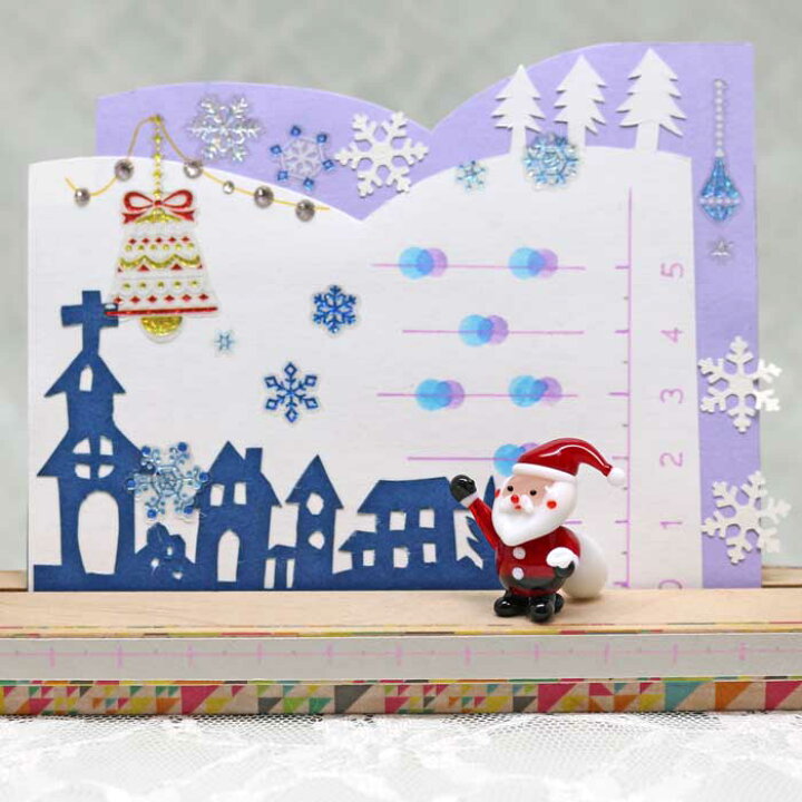 楽天市場】ガラス細工 サンタとプレゼント袋クリスマス サンタ 