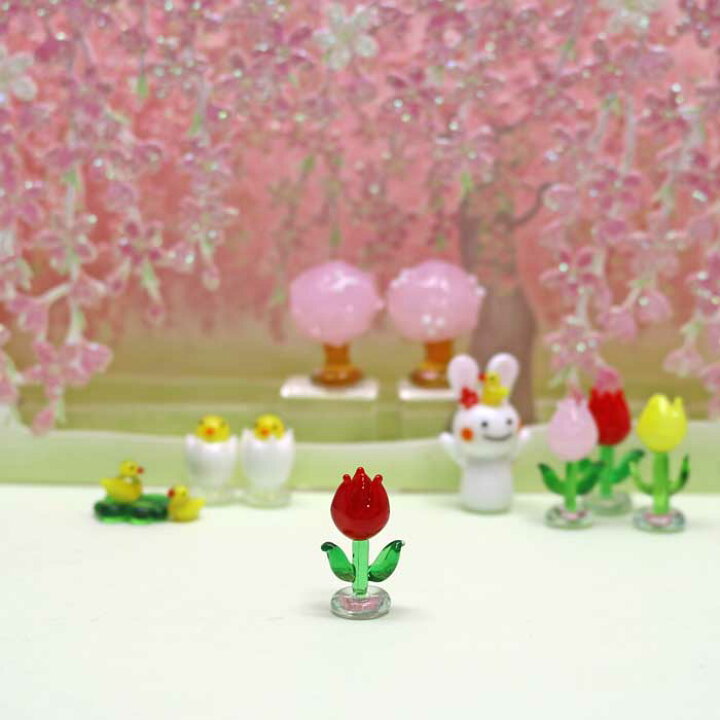 楽天市場】ガラス細工 チューリップ ちゅーりっぷ チューリップ tulip 