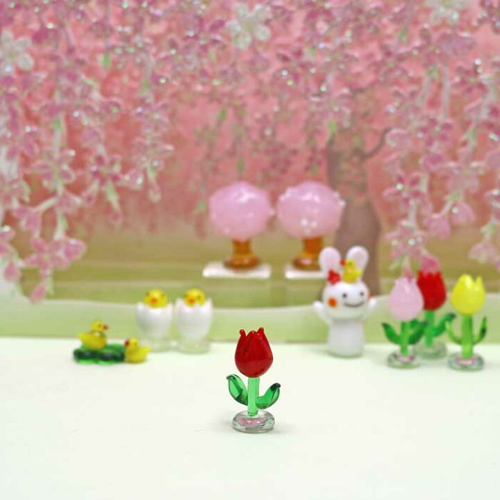 楽天市場】ガラス細工 チューリップ ちゅーりっぷ チューリップ tulip 