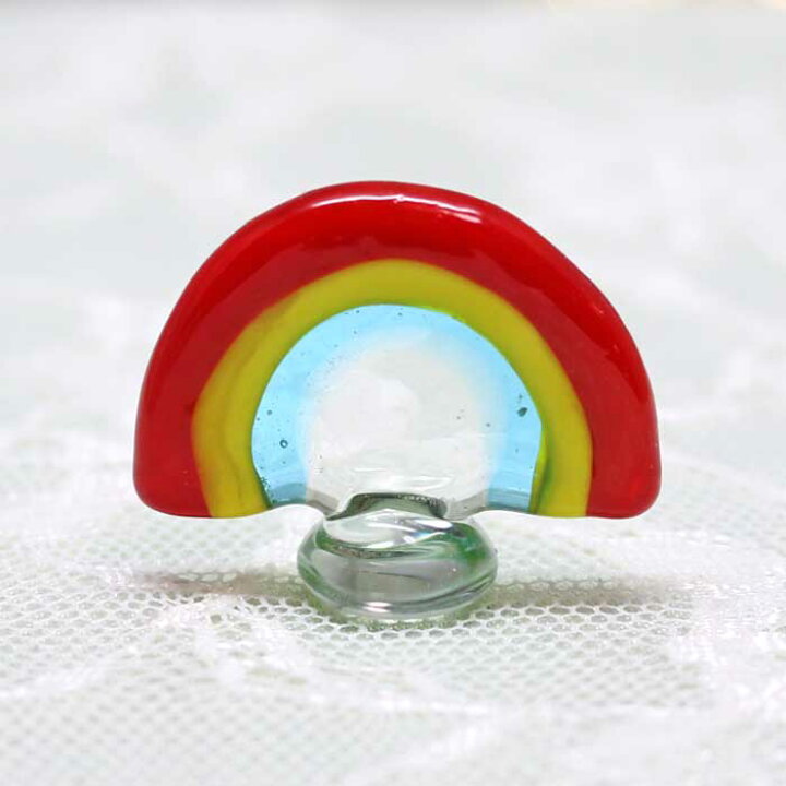 楽天市場】ガラス細工 虹 にじ 虹 レインボー rainbow 七色 空 天気 