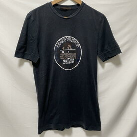 ルイヴィトン ロゴ Tシャツ LOUIS VUITTON メンズ 黒 ブラック