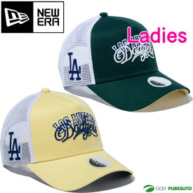 【在庫処分】【レディース】ニューエラ ゴルフ ゴルフキャップ WOMENS 9FORTY A-Frame トラッカー ロングバイザー Los Angels Dodgers 13517810／13517811 帽子 ヘッドウェア