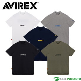 【在庫処分】アヴィレックス ゴルフ 半袖 ワッフル シャツ メンズ AVG3S-AP10 ゴルフウェア
