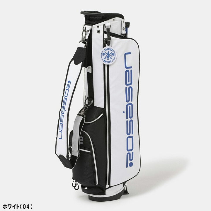 新品】Rosasen ロサーセン ミニ スタンドキャディバッグ 7型 白（楽天 