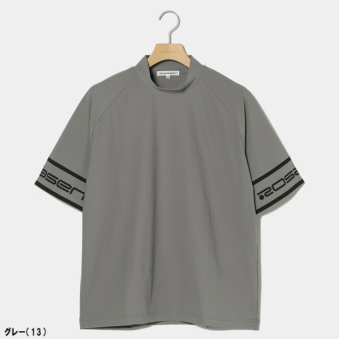 楽天市場】ロサーセン A-Line モックネック ロゴ Tシャツ 047-28443