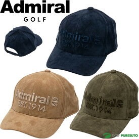 アドミラルゴルフ ゴルフキャップ PU スウェードキャップ ADMB358 ADMB358M ADMB358L ゴルフウェア 2023年秋冬モデル Admiral Golf 秋冬ウェア メンズ レディース ユニセックス 帽子 ヘッドウェア