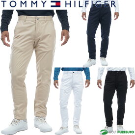 トミー ヒルフィガー ゴルフ パンツ サイドロゴ ボンディング テーパードパンツ メンズ THMA383 ボトムス ゴルフウェア【suso】