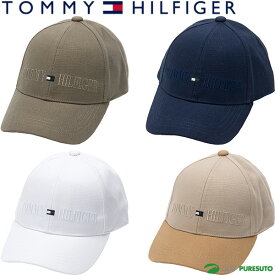 【24日20時からP5倍】トミー ヒルフィガー ゴルフキャップ キャンバス THMB3F55 ヘッドウェア 帽子 ゴルフウェア