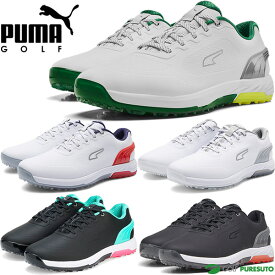 プーマ ゴルフ ゴルフシューズ アルファキャット ニトロ スパイクレス シューズ メンズ 378692 2E相当 2023年秋冬モデル PUMA GOLF 靴 紐タイプ