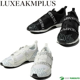 リュクスエイケイエムプラス ゴルフ ゴルフシューズ ロゴテープゴルフシューズ LAX-23002 スパイクレスシューズ 2023年秋冬モデル LUXEAKMPLUS 靴 スパイクレス