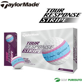 テーラーメイド ゴルフボール ツアーレスポンス ストライプ 1ダース（12球）2023モデル TaylorMade N9506801
