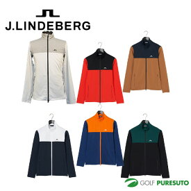【24日20時からP5倍】J.リンドバーグ ゴルフ カラーブロック ミッドレイヤー 071-59918 トップス ゴルフウェア 2023年秋冬モデル J.LINDEBERG