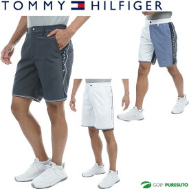 トミー ヒルフィガー ゴルフ ショートパンツ シャンブレー メンズ THMA308 短パン ハーフパンツ ボトムス ゴルフウェア 春夏モデル TOMMY HILFIGER 春夏ウェア 23SS