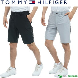 トミー ヒルフィガー ゴルフ ショートパンツ サイドロゴ メンズ THMA345 短パン ハーフパンツ ボトムス ゴルフウェア 春夏モデル TOMMY HILFIGER 春夏ウェア 23SS