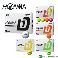 【お買い物マラソン！店内全品P5倍以上！9日 20：00〜10日 23：59まで】 本間ゴルフ D1 ゴルフボール BT2…