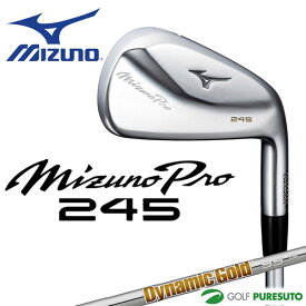 ミズノ Mizuno Pro 245 アイアン 6本セット(No.5～9、PW)Dynamic Gold 95 スチールシャフト【■M■】[Mizuno][日本仕様 日本正規品][ミズノプロ245]