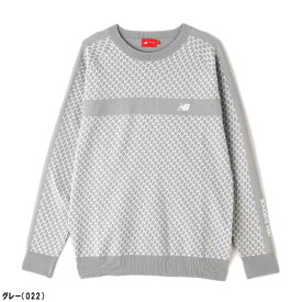 ニューバランス ゴルフ 長袖 CREW NECK KNIT PULLOVER 012-4170002 トップス ゴルフウェア 2024年春夏モデル New Balance Golf