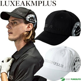 リュクスエイケイエムプラス ゴルフ ゴルフキャップ サークルロゴ LAZ-24001 帽子 ヘッドウェア ゴルフウェア 2024年春夏モデル LUXEAKMPLUS 春夏ウェア