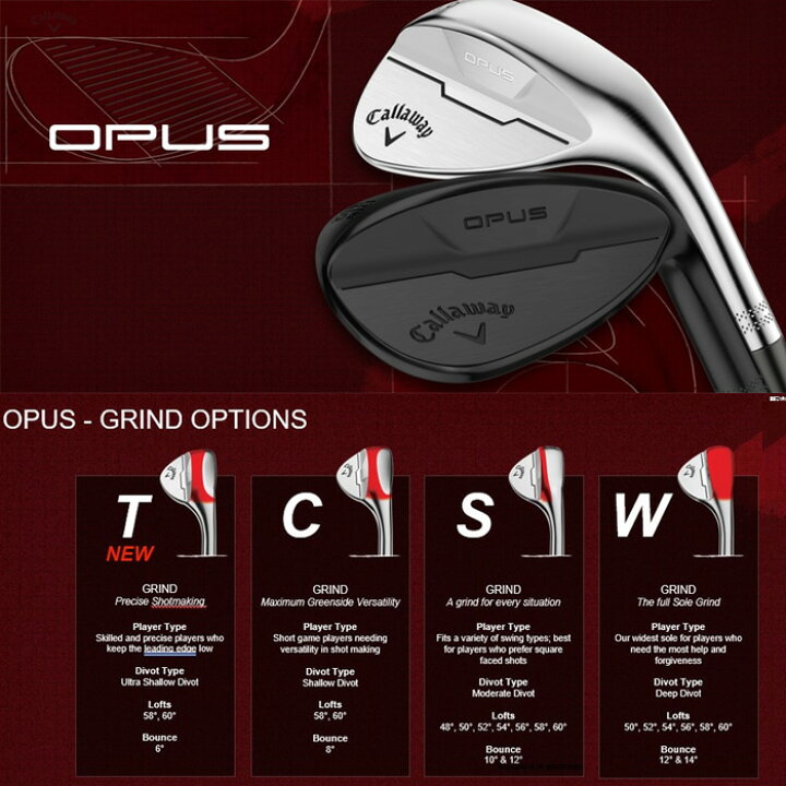 楽天市場】【カスタムオーダー】キャロウェイ OPUS ウェッジ NS PRO 