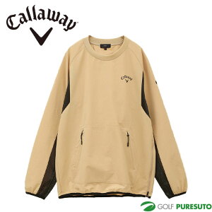 キャロウェイ ゴルフ 8WAYストレッチ シワポリエステル 撥水 プルオーバーブルゾン C24215101 ゴルフウェア トップス 2024年秋冬モデル Callaway GOLF アパレル