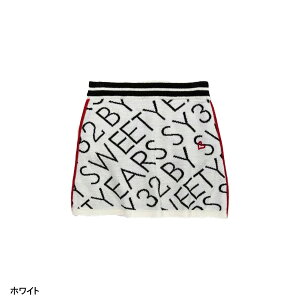 yfB[XzSY32 by SWEET YEARS XJ[g SYSjbgXJ[g SYG-22A08W StEFA {gX GXCT[eBgD oC XEB[gC[Y H~f H~EFA SY LOGO KNIT SKIRT p 22
