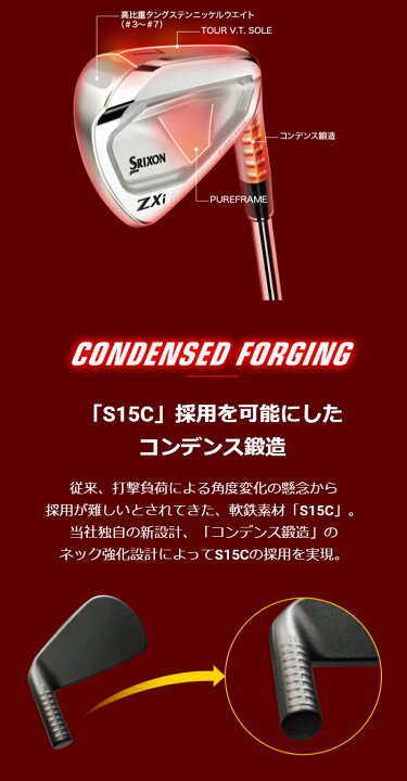 楽天市場】ダンロップ スリクソン ZXi7 アイアン 6本セット（#5〜9、PW 