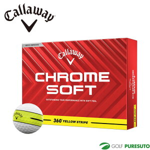 LEFC CHROME SOFT 360° YELLOW STRIPE St{[ 2025Nf 1_[Xi12jN \tg cA[ CHROME SOFT TOUR Callaway Golf