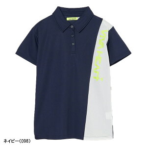 【レディース】ビバハート 半袖 ポロシャツ サイドラインカノコ 012-23346 トップス ゴルフウェア 2025年春夏モデル VIVA HEART 春夏ウェア 女性用