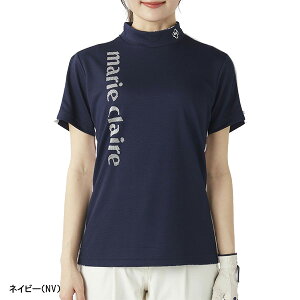 【24日20:00から25日23:59まで店内全品P5倍】【レディース】マリ・クレール 半袖 モックシャツ モックネックシャツ 715-659 軽量 吸汗速乾 UVカット 吸湿涼感 接触冷感 ゴルフウェア 女性用 2025