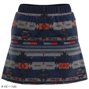 【24日20:00から25日23:59まで店内全品P5倍】【レディース】ピン アパレル スカート ネイティブ柄 シープボア フリーススカート 622-2234910 ゴルフウェア 2022年秋冬モデル PING APPAREL 秋冬ウェア
