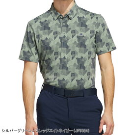 【10日はP5倍】アディダス ゴルフ 半袖 ポロシャツ GO-TO プリント メンズ KUH74 JM5596／JP2366／JF4936／JP0471／JF9024 トップス ゴルフウェア 2025年春夏モデル adidas golf 春夏ウェア