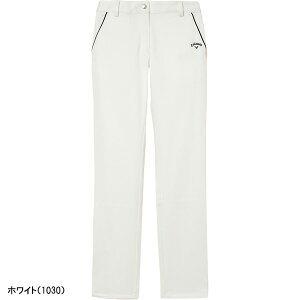【レディース】キャロウェイ ゴルフ ロングパンツ 8WAYストレッチ 撥水ニットピケパンツ C24226202 ゴルフウェア ボトムス 2024年秋冬モデル Callaway GOLF アパレル 女性用 お裾直し無料! 【suso】