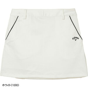 【レディース】キャロウェイ ゴルフ スカート 8WAYストレッチ 撥水ニットピケスカート C24228203 ゴルフウェア ボトムス 2024年秋冬モデル Callaway GOLF アパレル 女性用