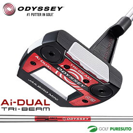 【お盆休み限定！最大1,600円OFFクーポン配布！12日 0：00〜16日 23：59まで】 オデッセイ Ai-DUAL TRI-BEAM JAILBIRD MINI CS パター STROKE LAB 90シャフト 2026年モデル ODYSSEY GOLF[エーアイデュアル トライビーム ジェイルバード ミニ][PUTTER ゴルフクラブ]