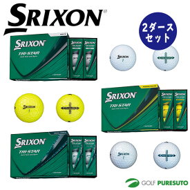 【お買い物マラソン！店内全品P5倍以上！10日 0：00〜11日 01：59まで】 ダンロップ スリクソン ゴルフボール TRI-STAR トライスター 2ダースセット ●2026年モデル● DUNLOP SRIXON