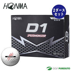�{�ԃS���t D1 �X�s�[�h�����X�^�[ SPEED MONSTER �S���t�{�[�� ��2026�N���f���� 2�_�[�X�Z�b�g�i24�����j HONMA GOLF BT2504 BTQ2504