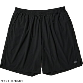 ニューエラ ショートパンツ ウーブン ショート パンツ ユニセックス 14744511／14744512 NEW ERA NEWERA メンズ レディース ボトムス 短パン ハーフパンツ スポーツ パフォーマンスアパレル ランニング ヨガ ジム トレーニング バスケット