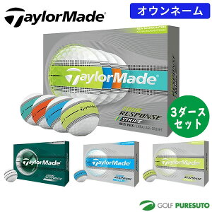 �y�I�E���l�[���z�e�[���[���C�h �S���t�{�[�� TM26 �c�A�[���X�|���X �X�g���C�v 3�_�[�X�Z�b�g�i36������j ��2026�N���f���� Tour Response Stripe Taylormade�y��Ti���z