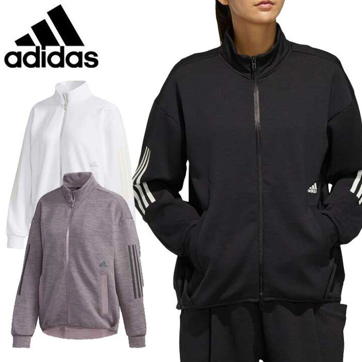 楽天市場 在庫処分 レディース アディダス Adidas マストハブ ウォームアップ ジャケット Gun92 女性 長袖 アウタースポーツウェア トレーニング フィットネス アウトレット ゴルフ プレスト