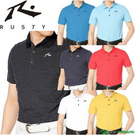 【在庫処分】ラスティ ゴルフ RUSTY 半袖ポロシャツ メンズ 720-604 ゴルフウェア