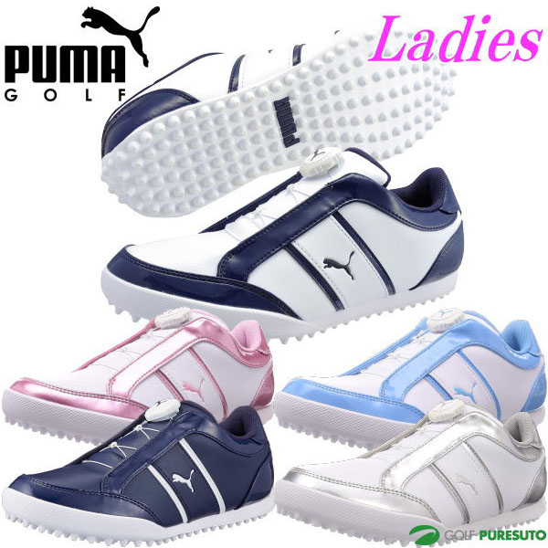 2020年春夏モデル 期間限定送料無料 PUMAジャパン正規モデル PUMA GOLF 靴 女性用 スピード対応 全国送料無料 レディース プロディスク 2E相当 ゴルフシューズ モノライトキャット 193527 プーマ スパイクレス