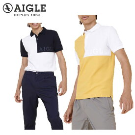 【在庫処分】エーグル AIGLE 吸水速乾 シープール ポロシャツ ZPHJ230 半袖 メンズ アウトレット