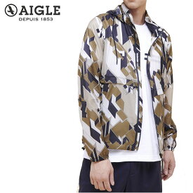 【24日20時からP5倍】【在庫処分】エーグル AIGLE 軽量 ソニブ プリント ジャケット ZBHJ506 メンズ 長袖 アウトレット