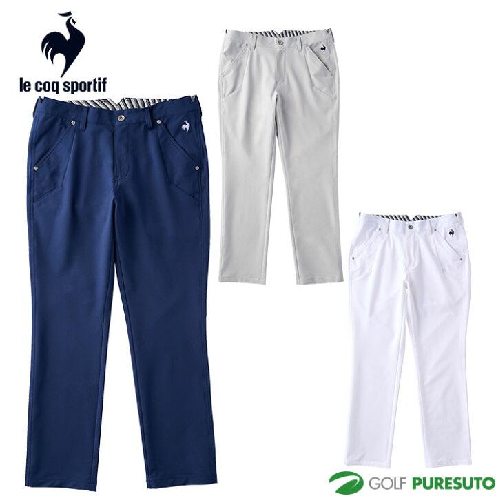楽天市場 ルコックスポルティフ ゴルフ 9分丈 ストレッチ パンツ メンズ 吸汗 Qgmtjd08 ゴルフウェア ゴルフ プレスト