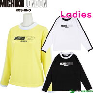 【在庫処分】【レディース】ミチコロンドン 長袖 モックネックシャツ MLG2S-05 ゴルフウェア