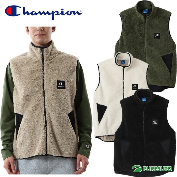 楽天市場】チャンピオン champion ボア ベスト C3-WS605 メンズ