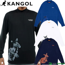 【在庫処分】カンゴール トライフォース 長袖 モックネックシャツ メンズ KFBA-49 ゴルフウェア アウトレット セール