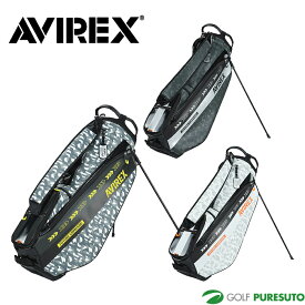【在庫処分】アヴィレックス ゴルフ 8.5型 キャディバッグ スタンド型 2F-BA2 AVIREX GOLF おしゃれ メンズ レディース ユニセックス