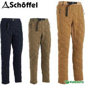 【31日までP5倍】【在庫処分】ショッフェル Schoffel キルティング ジャガード パンツ 8047273 メンズ キルティングパンツ 防寒 アウトレット セール